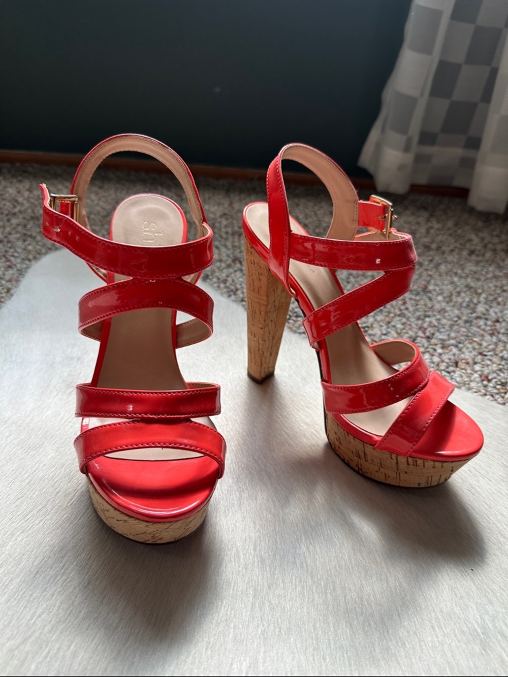 Coral Strappy Platform Sandals - Brand: